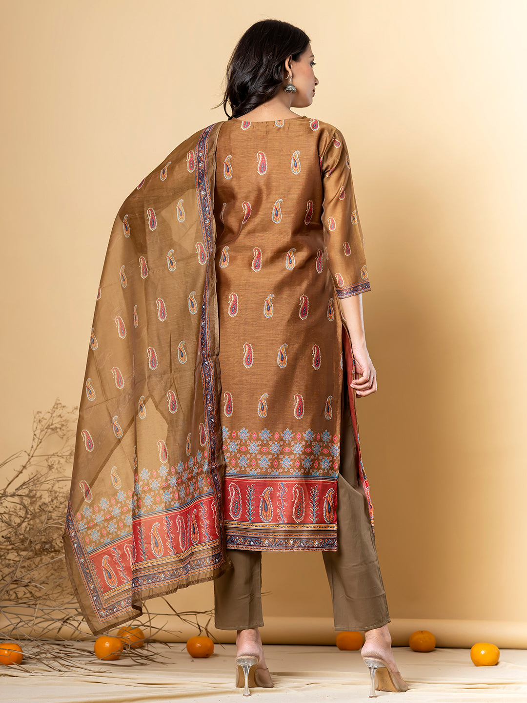 GOLDEN HARITAGE SILK SUIT SET