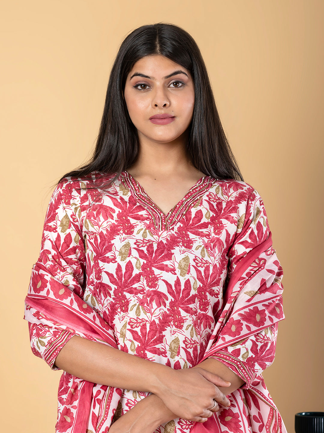 RUBY FLORAL PRINTED SUIT SET
