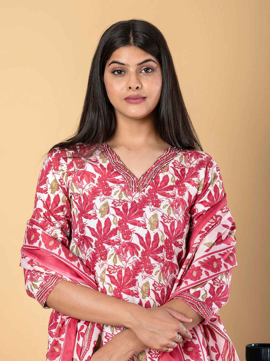 RUBY FLORAL PRINTED SUIT SET