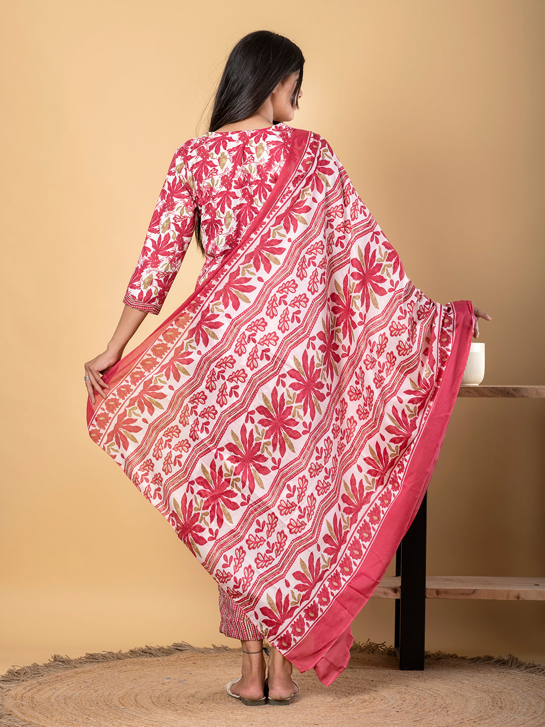 RUBY FLORAL PRINTED SUIT SET
