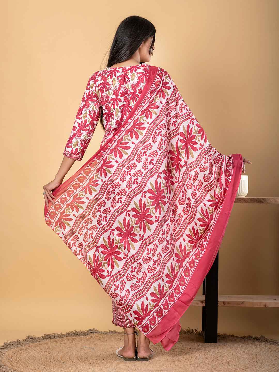RUBY FLORAL PRINTED SUIT SET