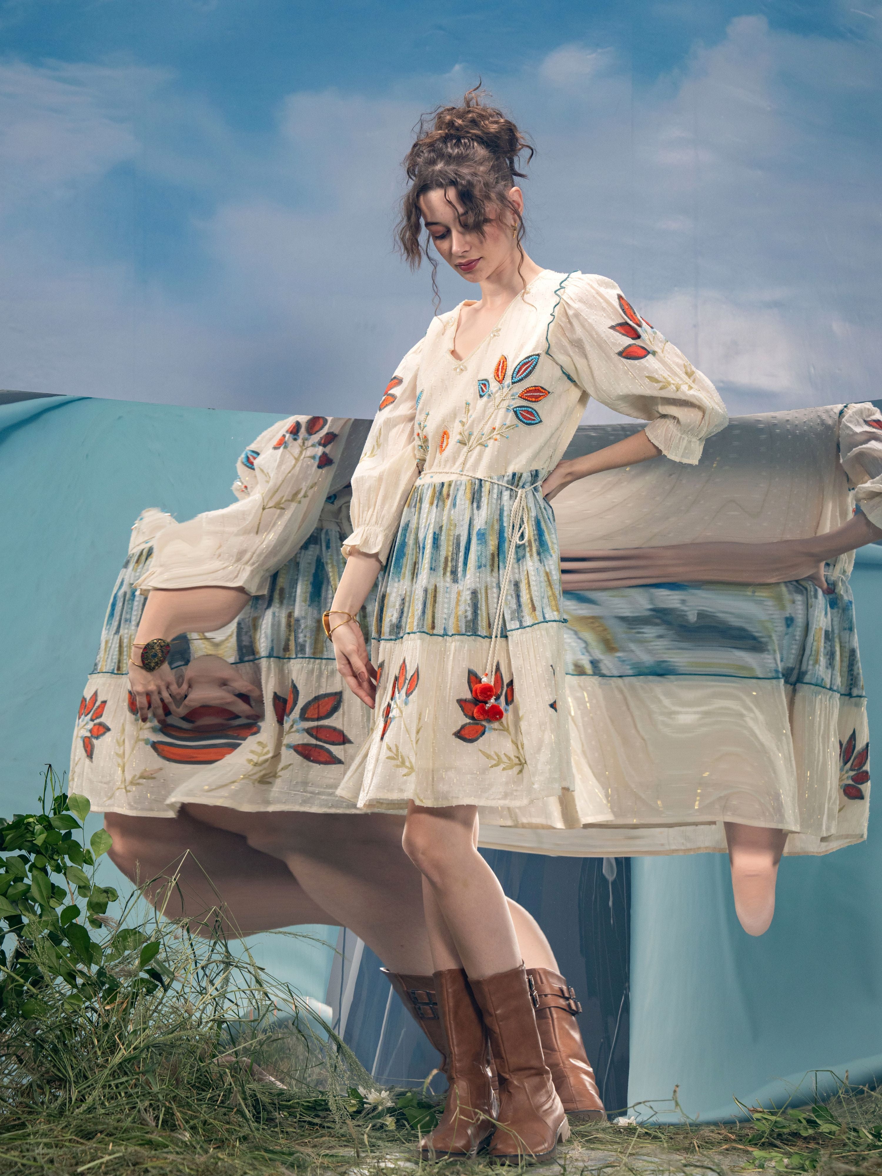 SAKURA BOHO BLOOM DRESS