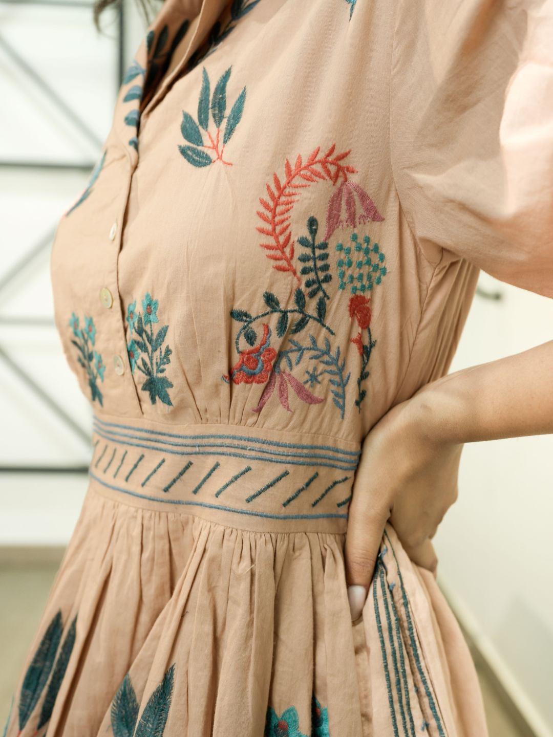 ELLISH FULL EMBROIDERED DRESS