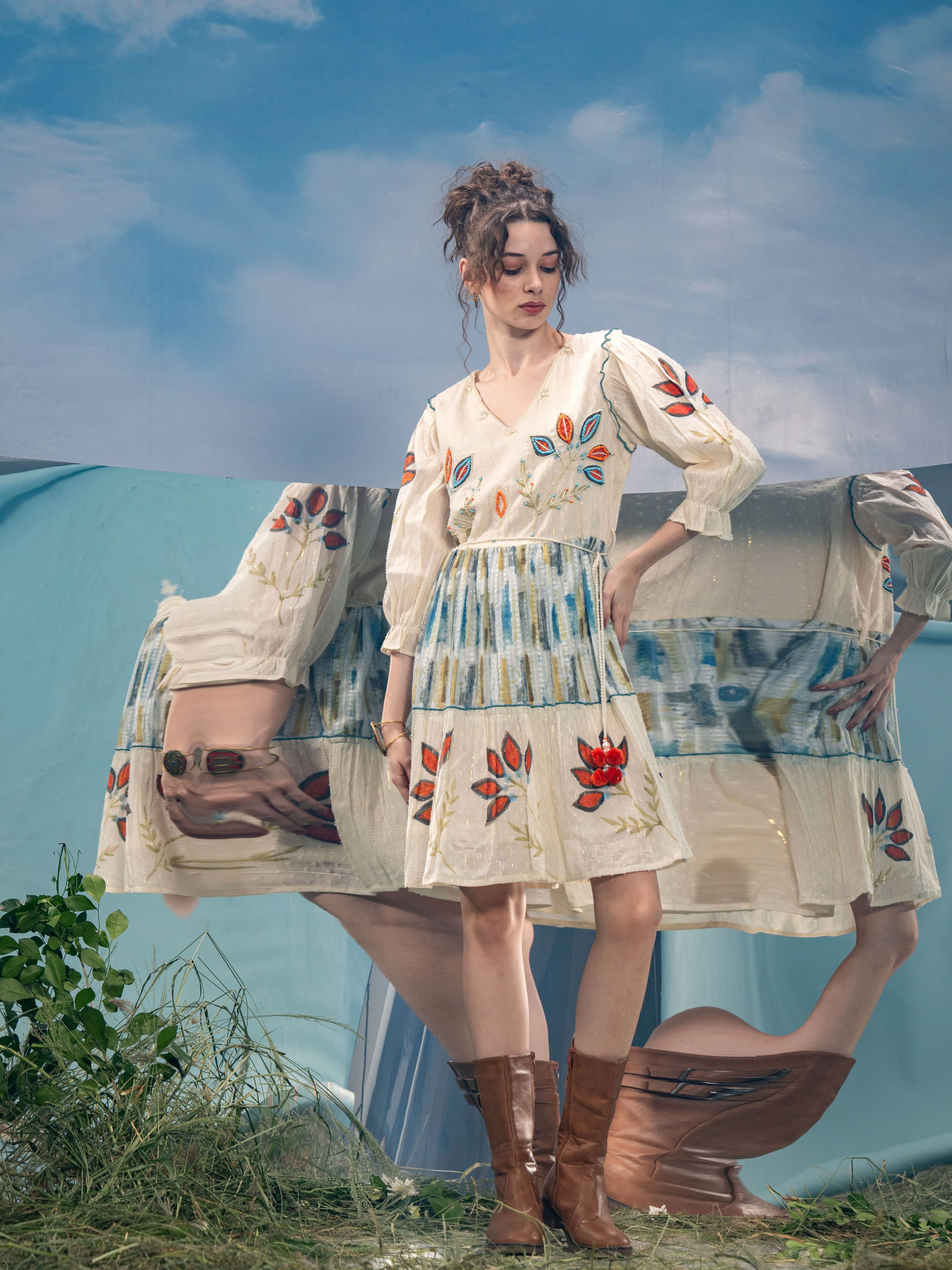 SAKURA BOHO BLOOM DRESS
