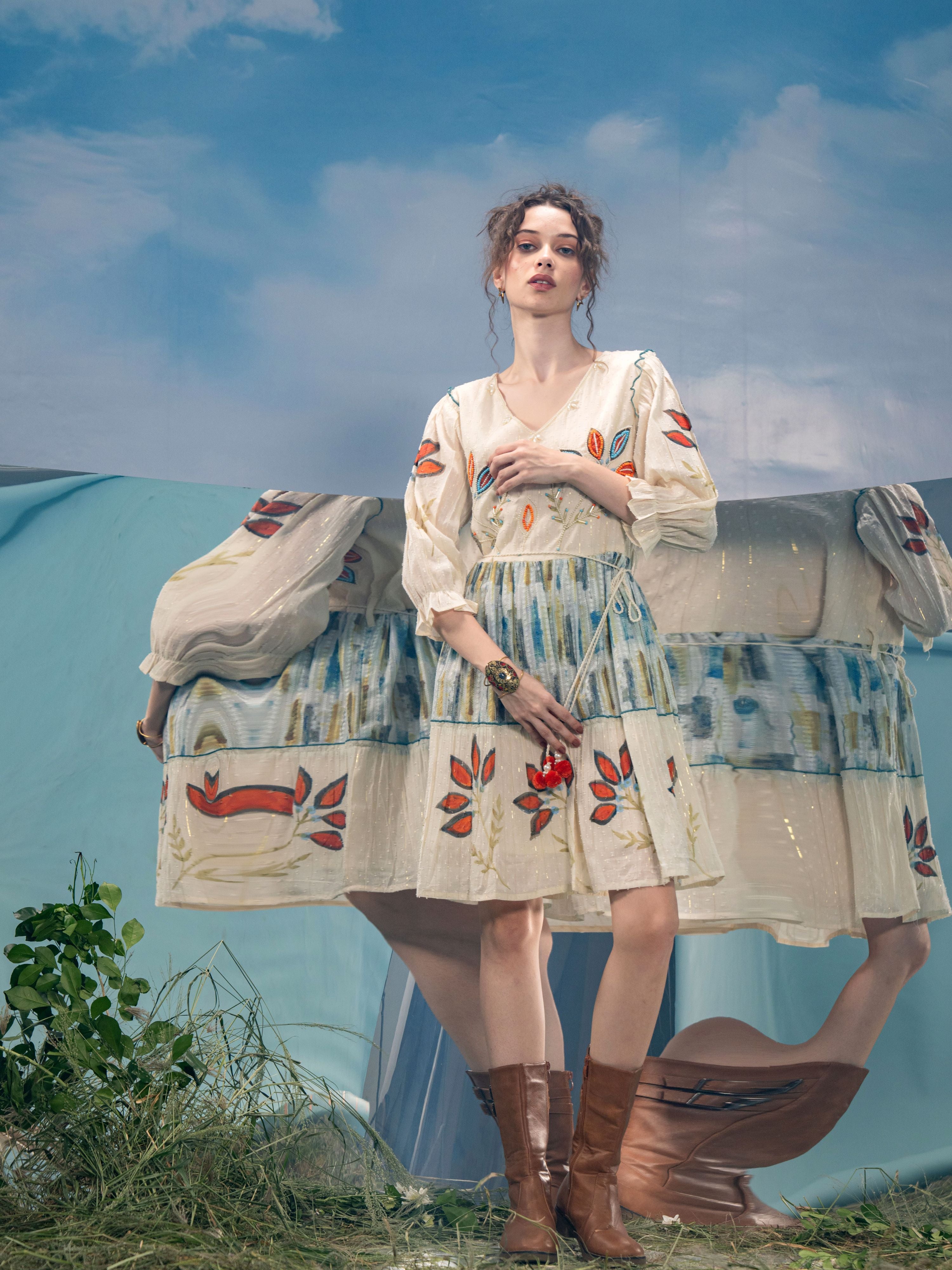 SAKURA BOHO BLOOM DRESS