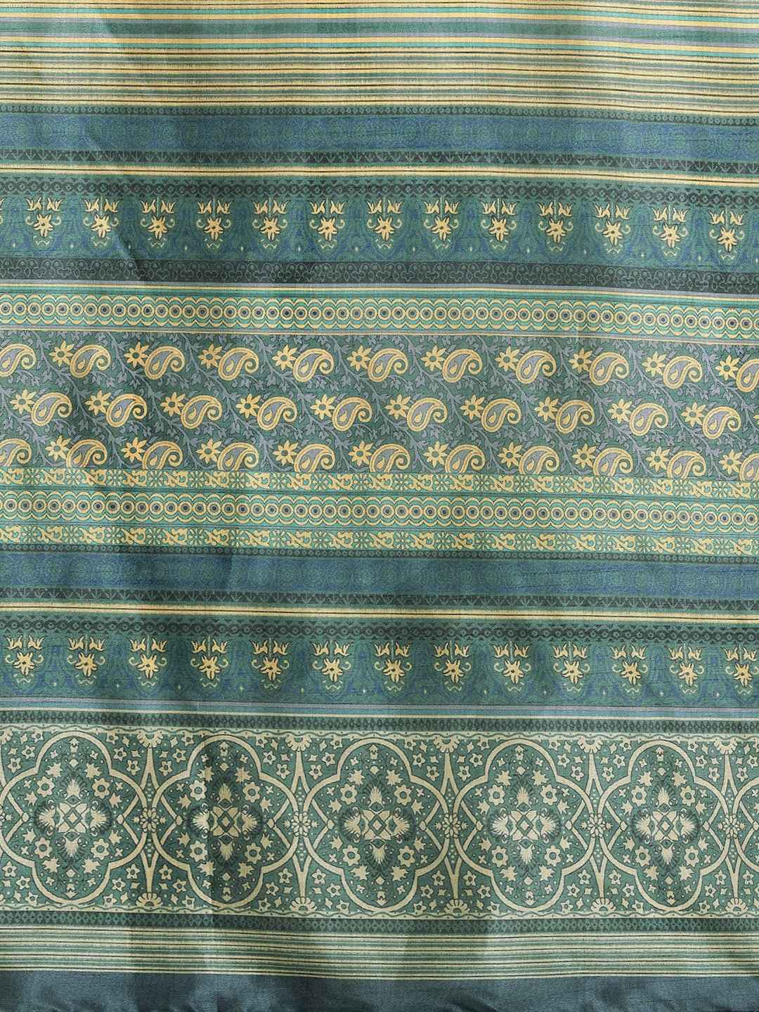 REGAL GREEN AURA SILK SUIT SET