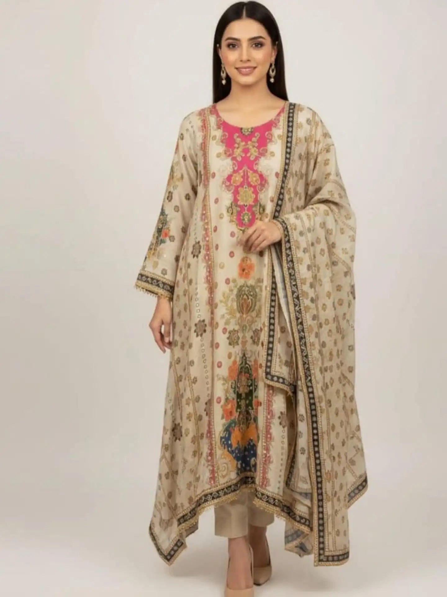 MEHAR C CUT SUIT SET