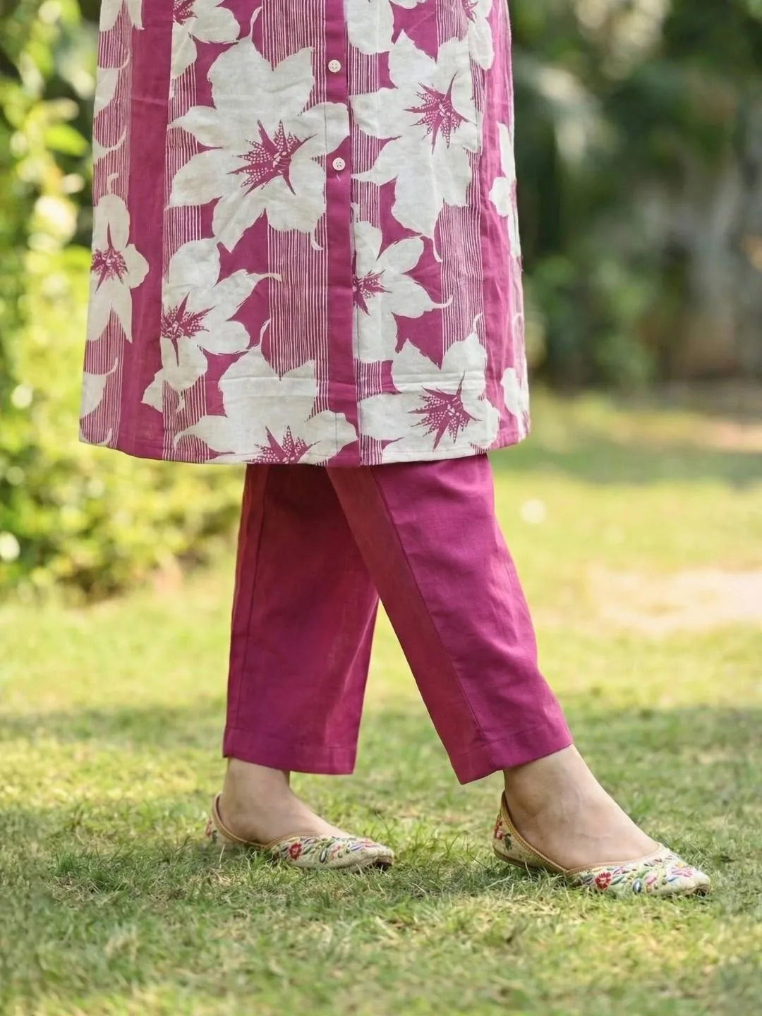 SUMMER BLOOM PRINTED KURTI