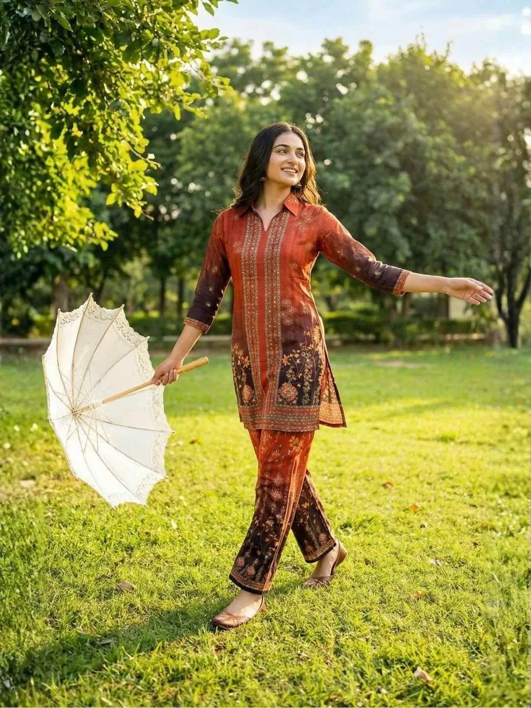 RUSTIC SUNSET GARDEN CO-ORD SET