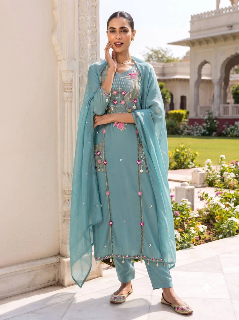 MAHIRA POCKET SUIT SET