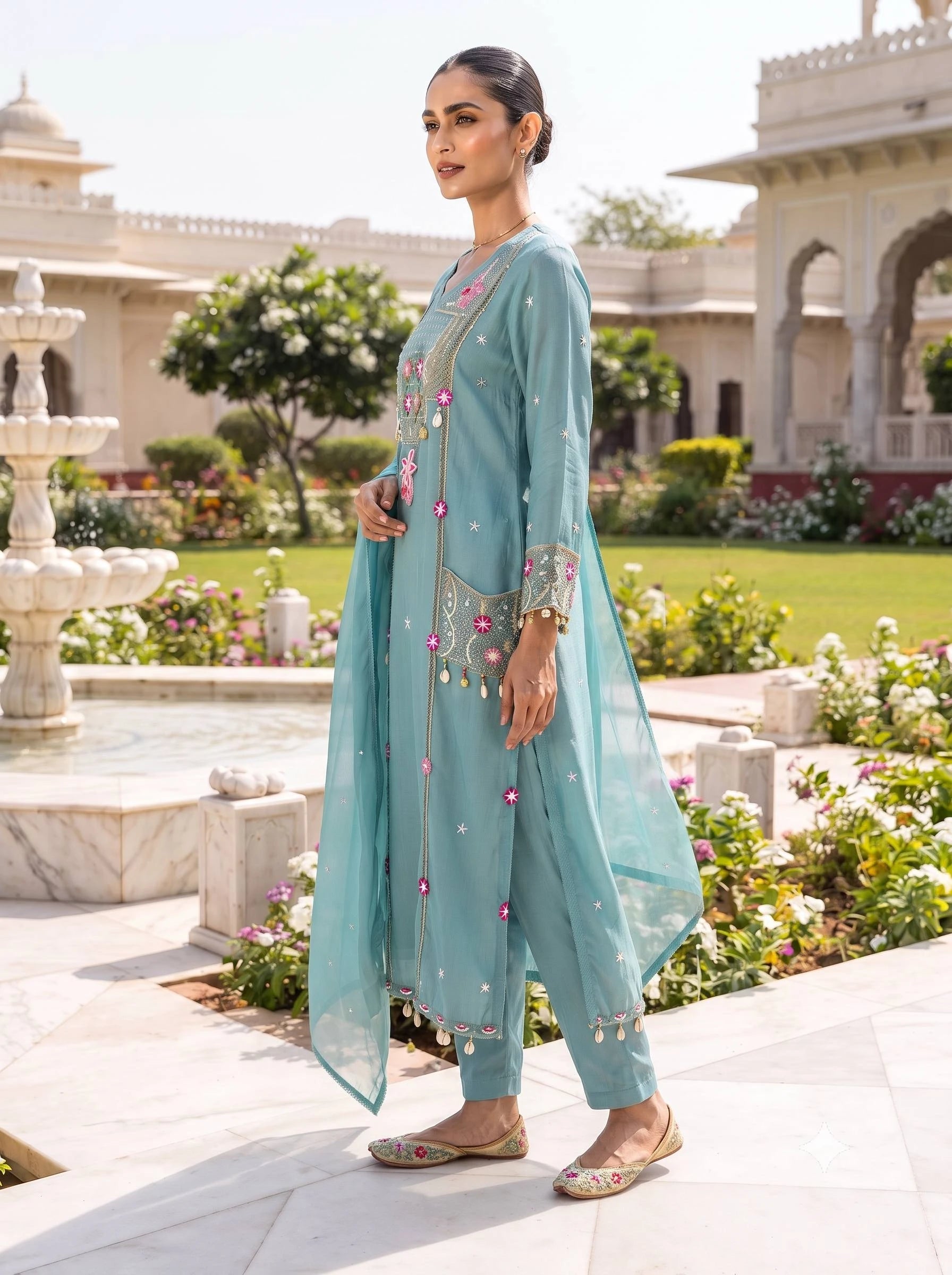 MAHIRA POCKET SUIT SET