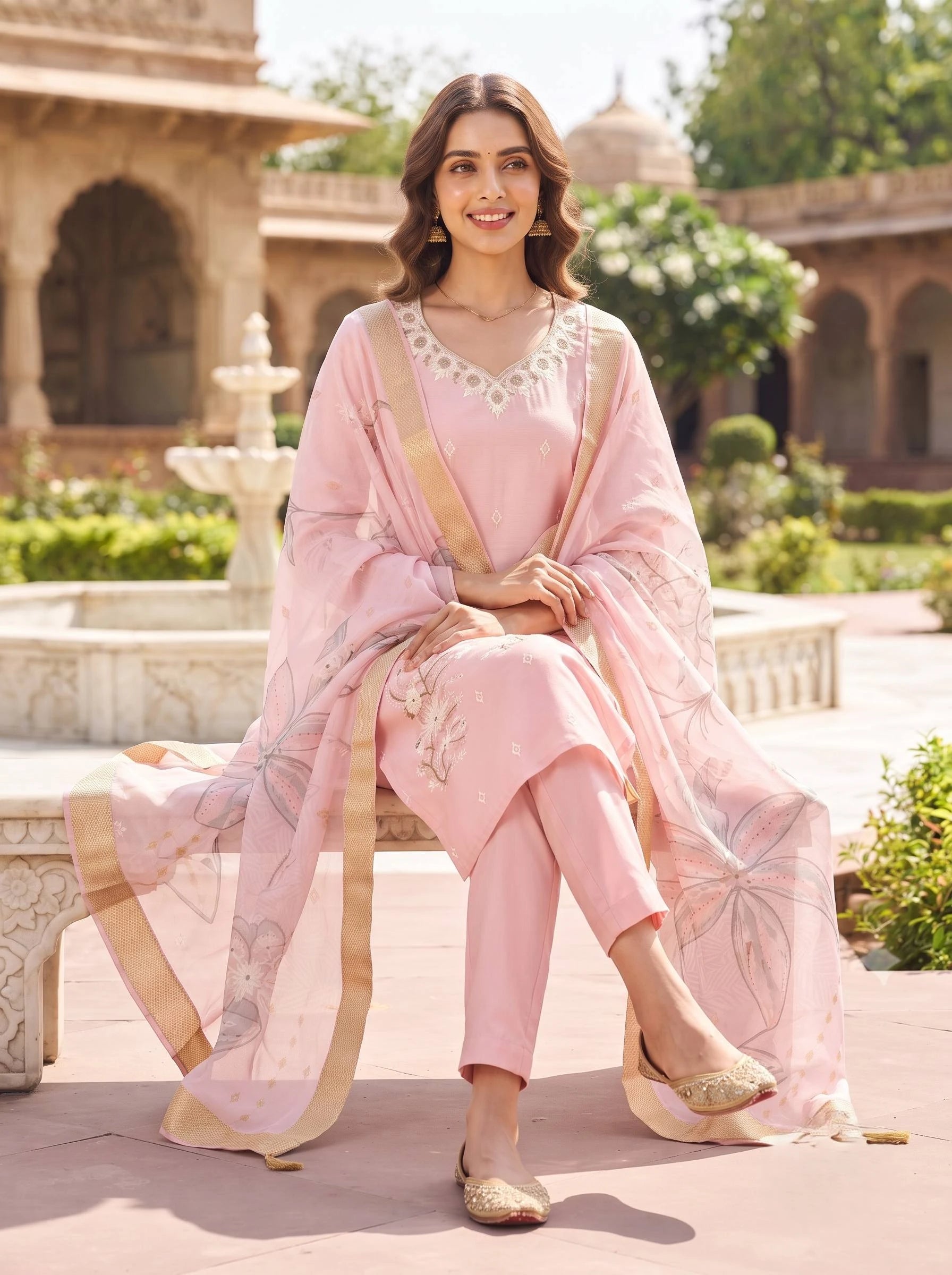 ZOYA PINK SUIT SET