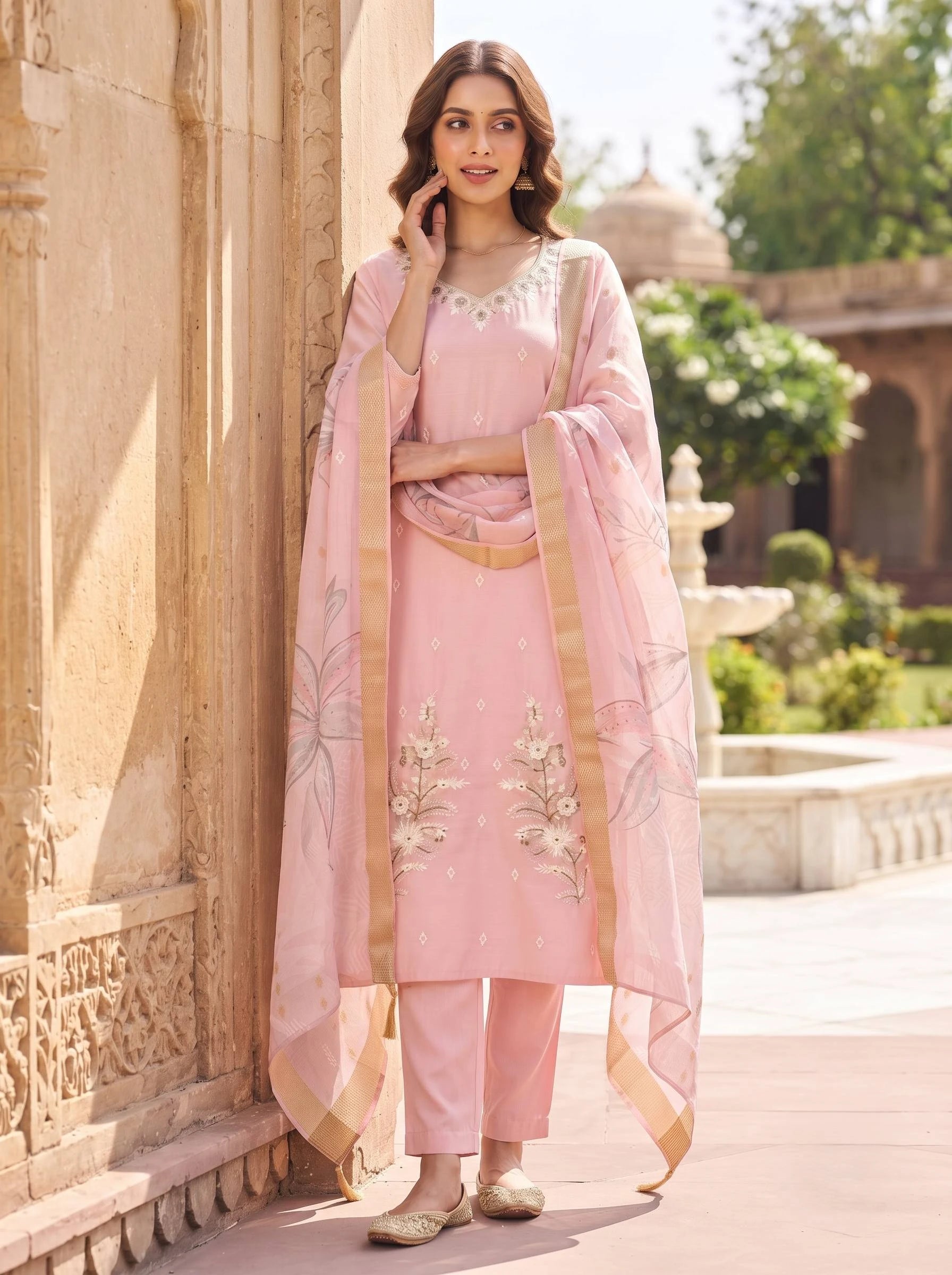 ZOYA PINK SUIT SET