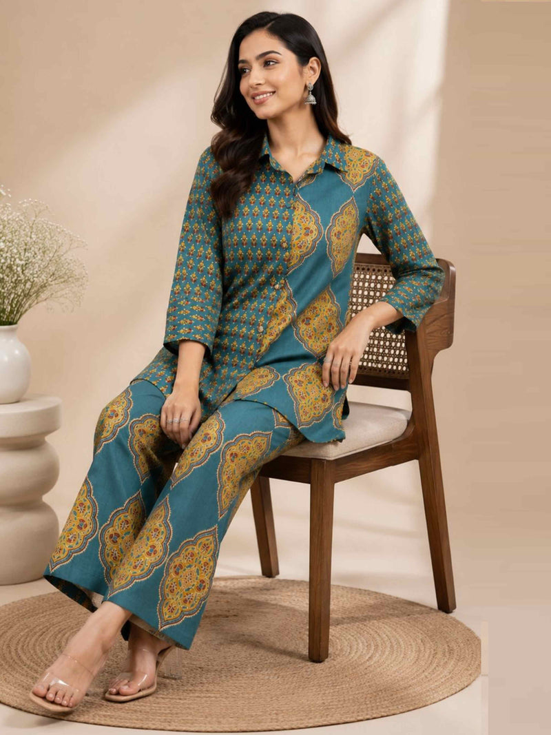 CLASSIC HERITAGE PRINT PURE COTTON CO-ORD SET