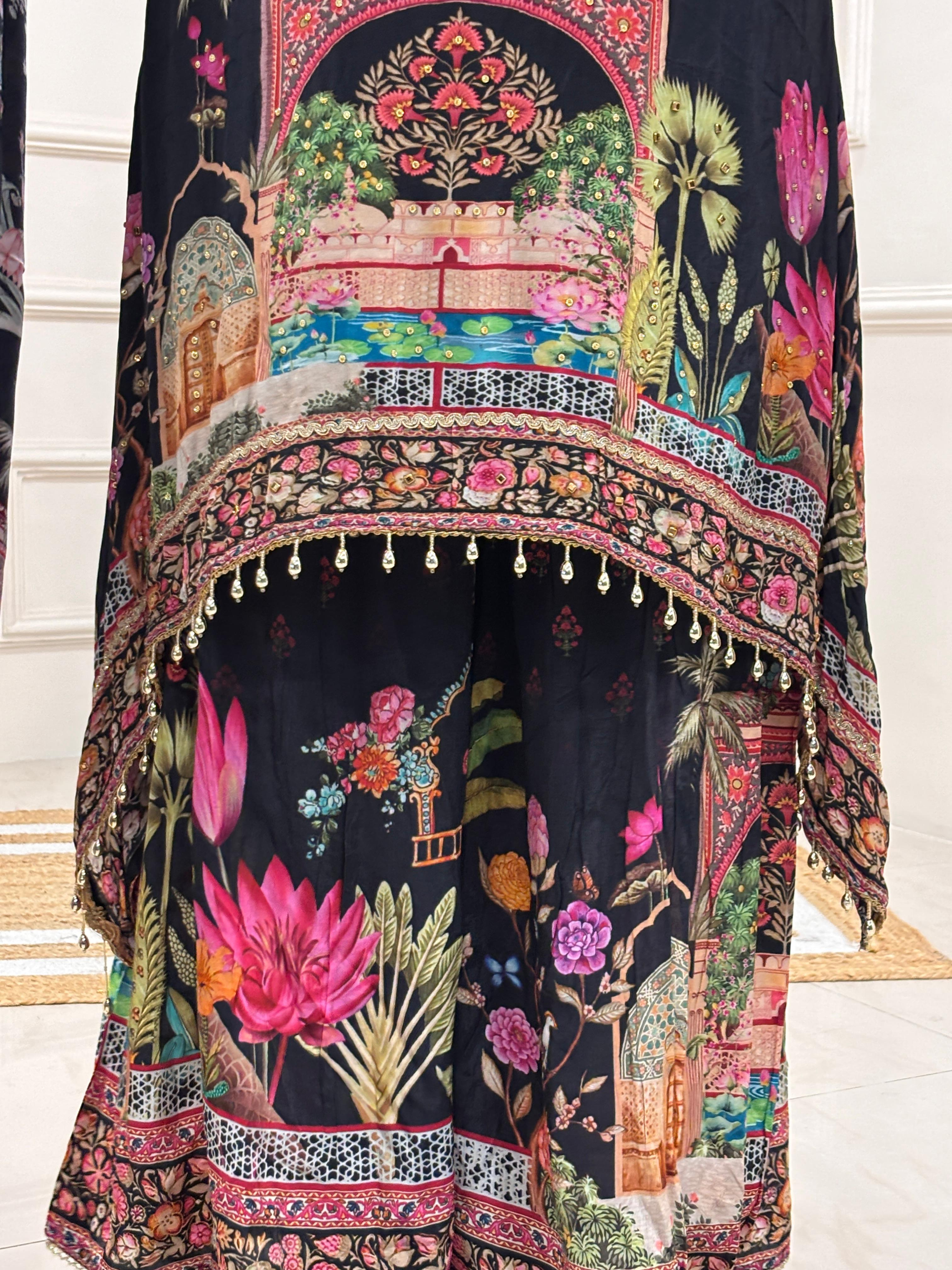 ZARA C-CUT SHARARA SUIT SET