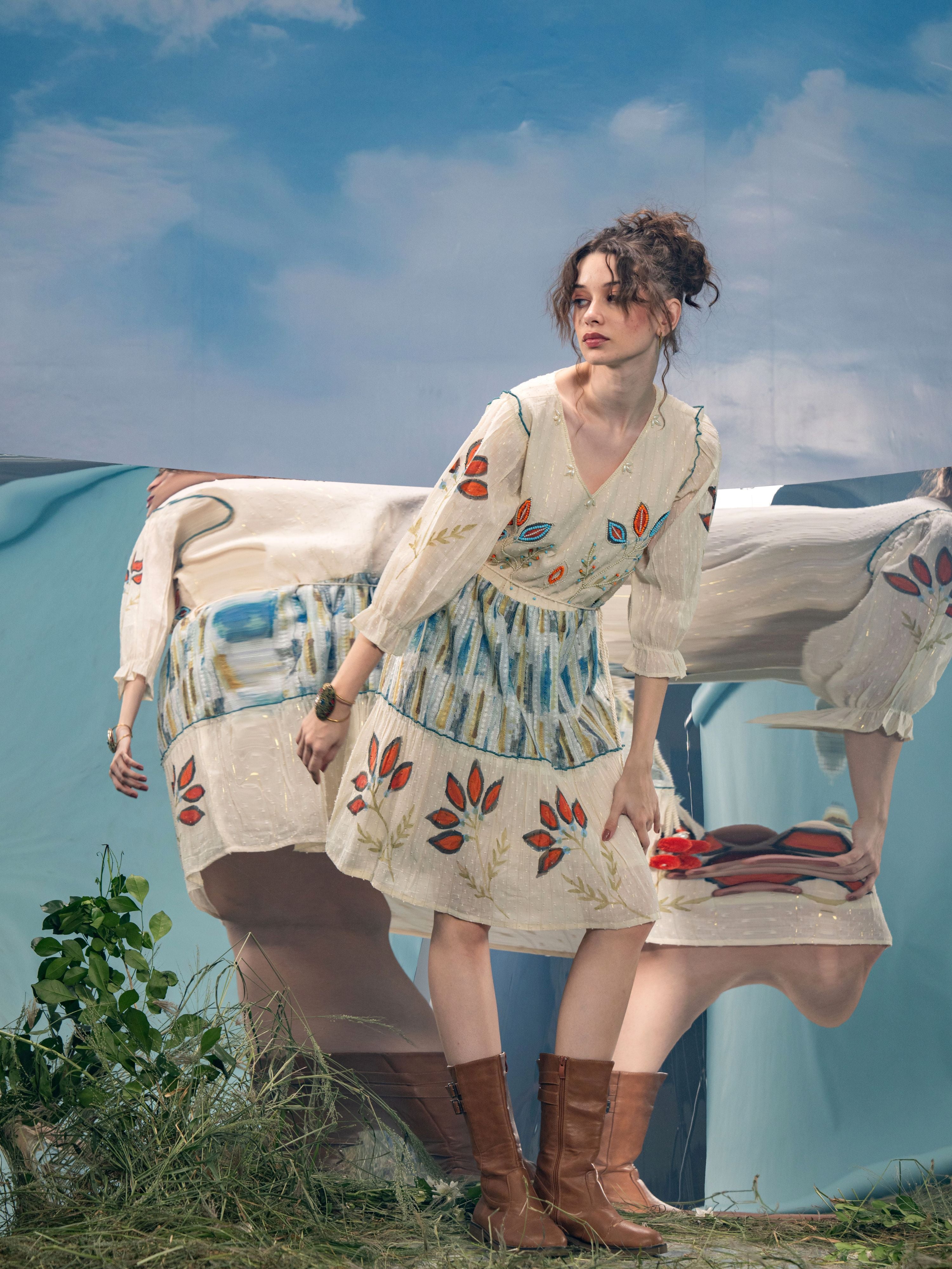 SAKURA BOHO BLOOM DRESS