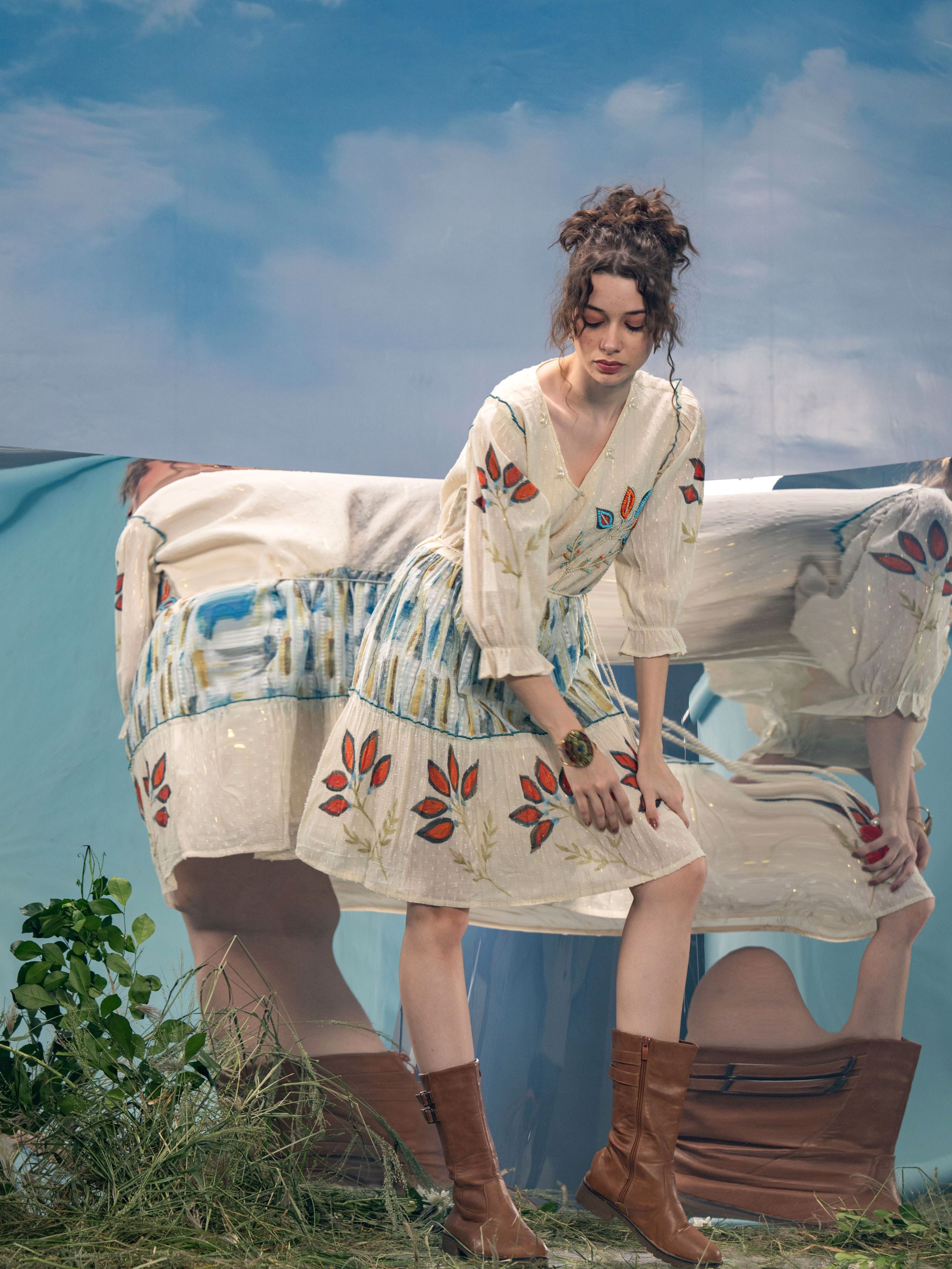 SAKURA BOHO BLOOM DRESS