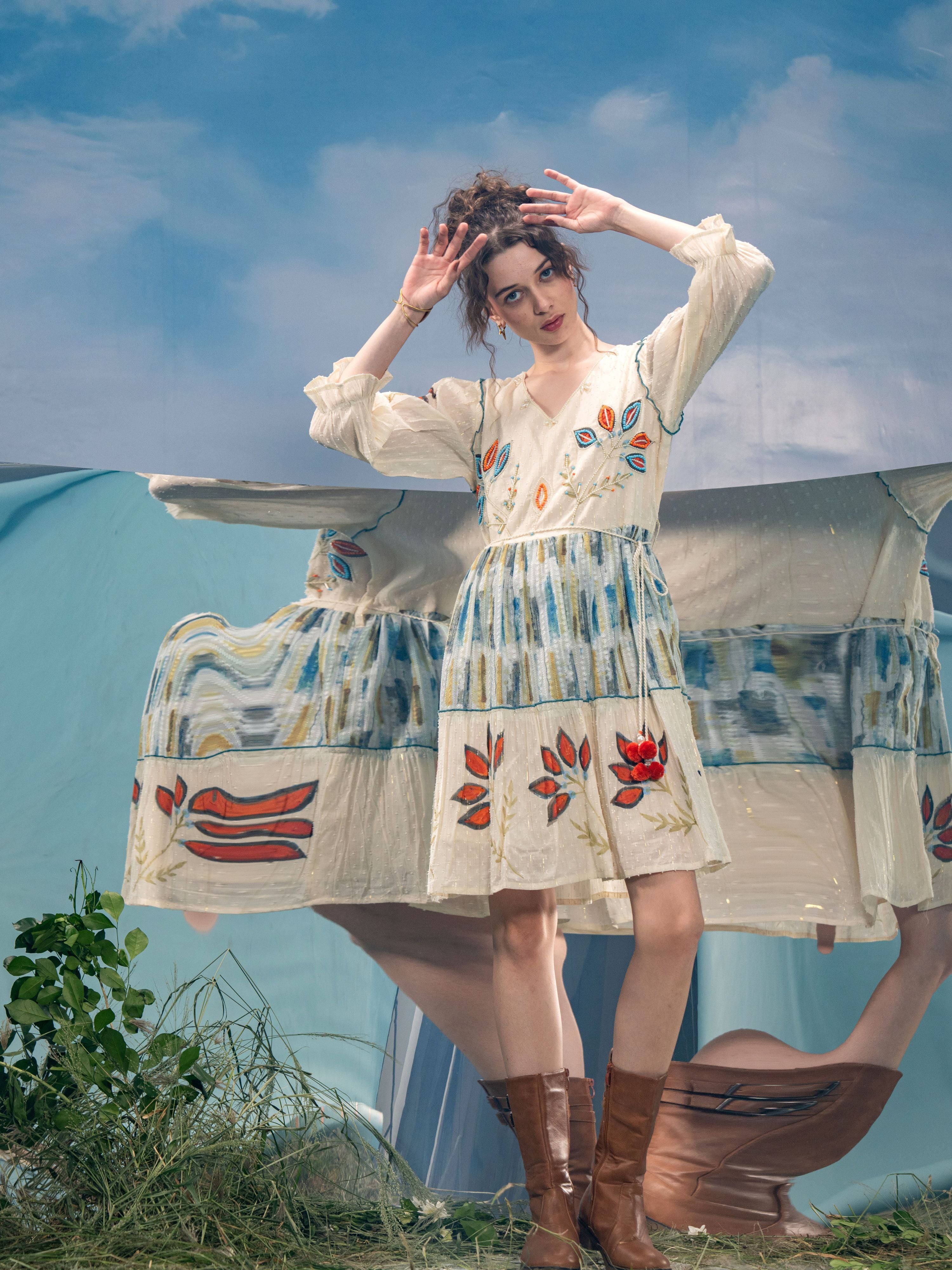 SAKURA BOHO BLOOM DRESS