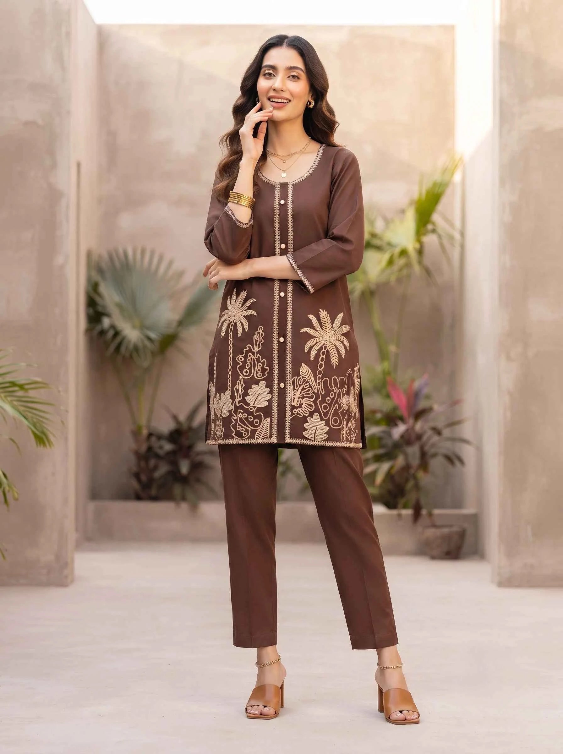 FOREST WHISPER GERMAN RAYON  CO-ORD SET