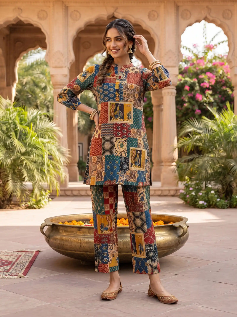 IMPERIAL FOLK ART PURE COTTON CO-ORD SET