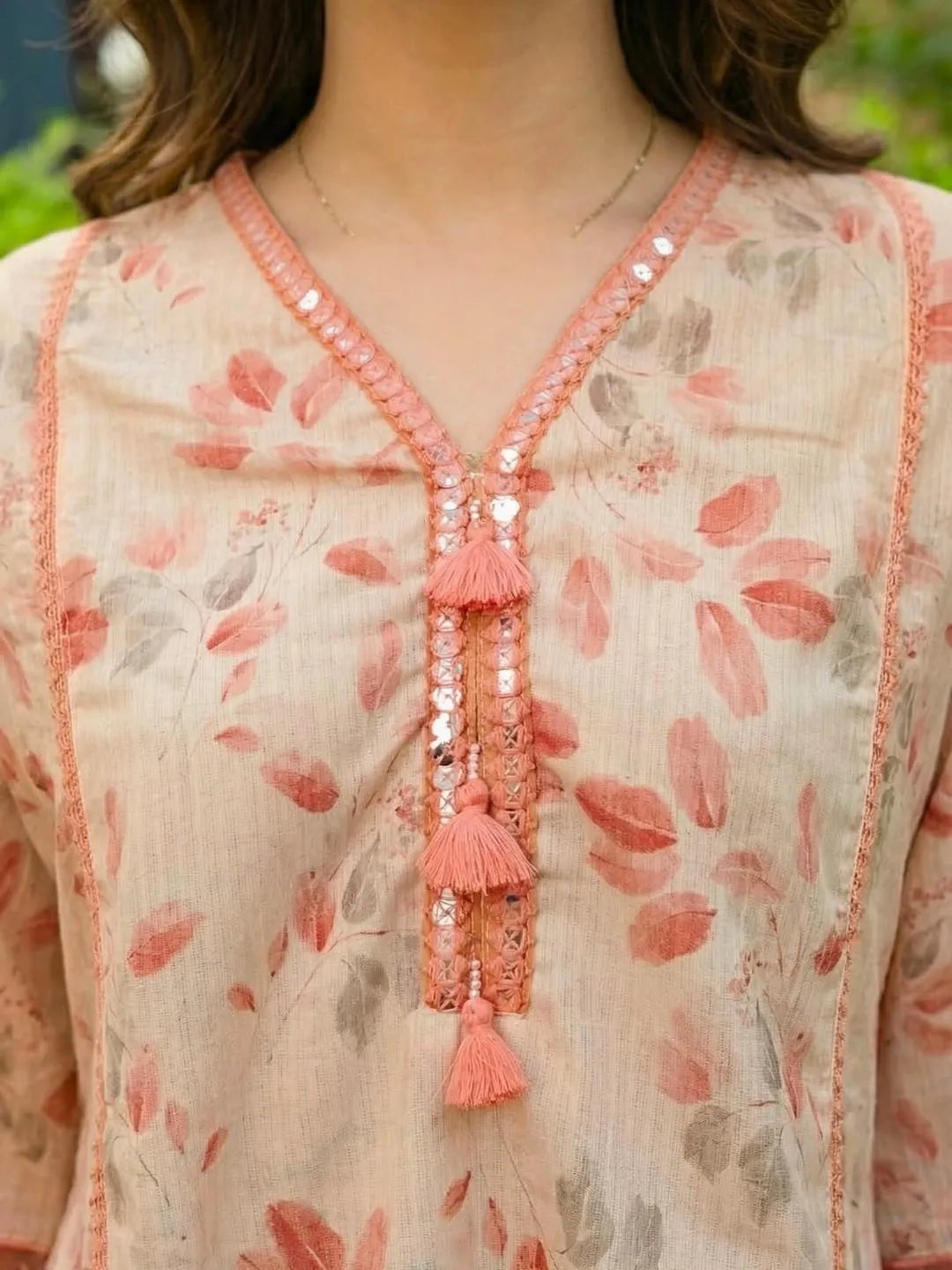 BLUSH FLORAL COTTON CO-ORD SET