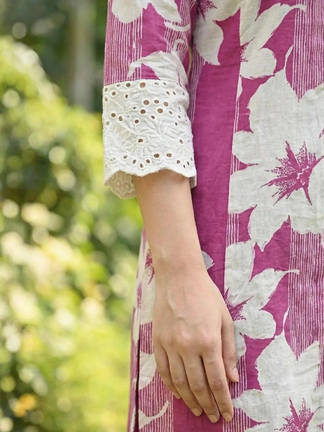 SUMMER BLOOM PRINTED KURTI