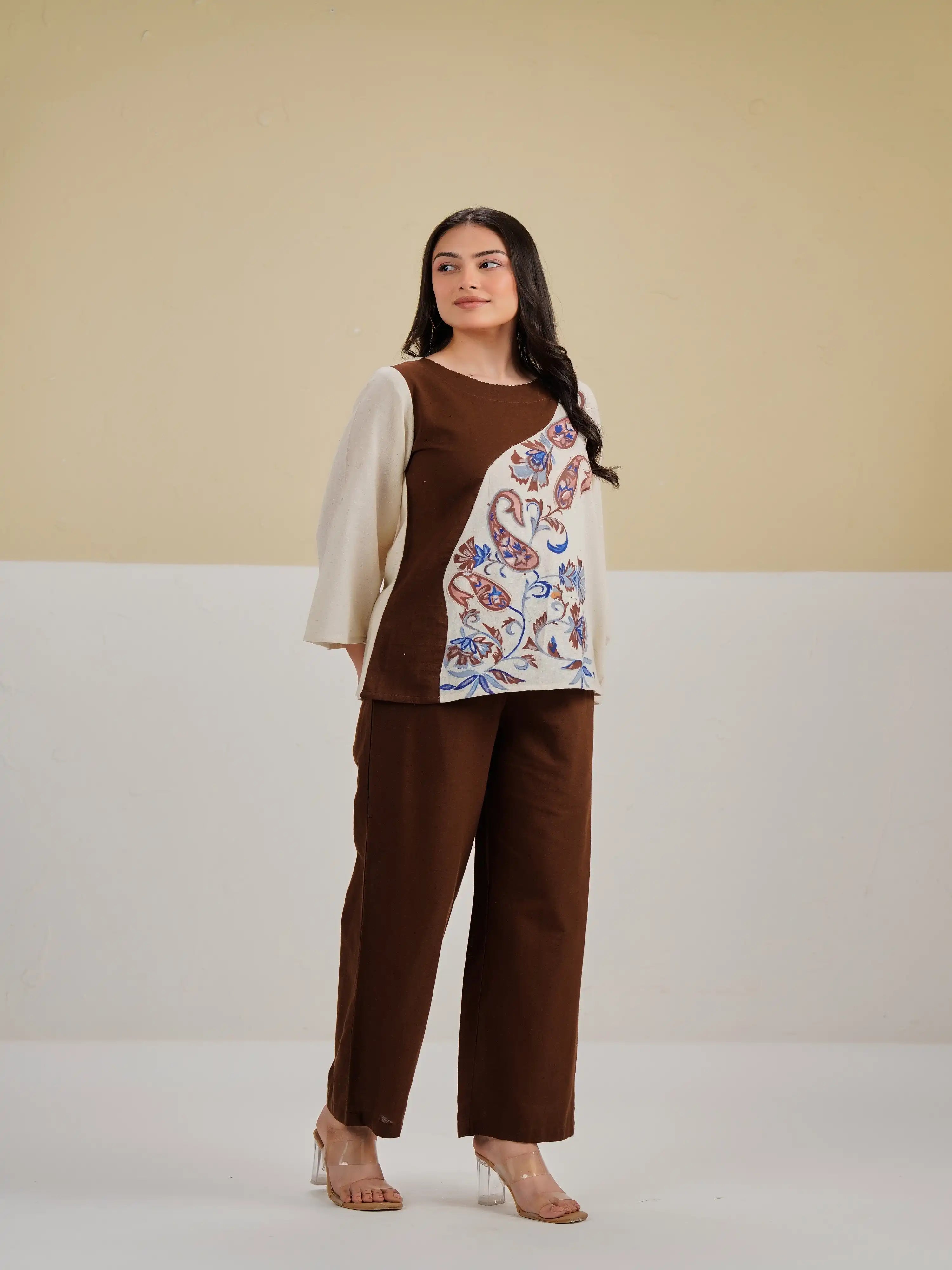 COFFEE PAISLEY CO-ORD SET