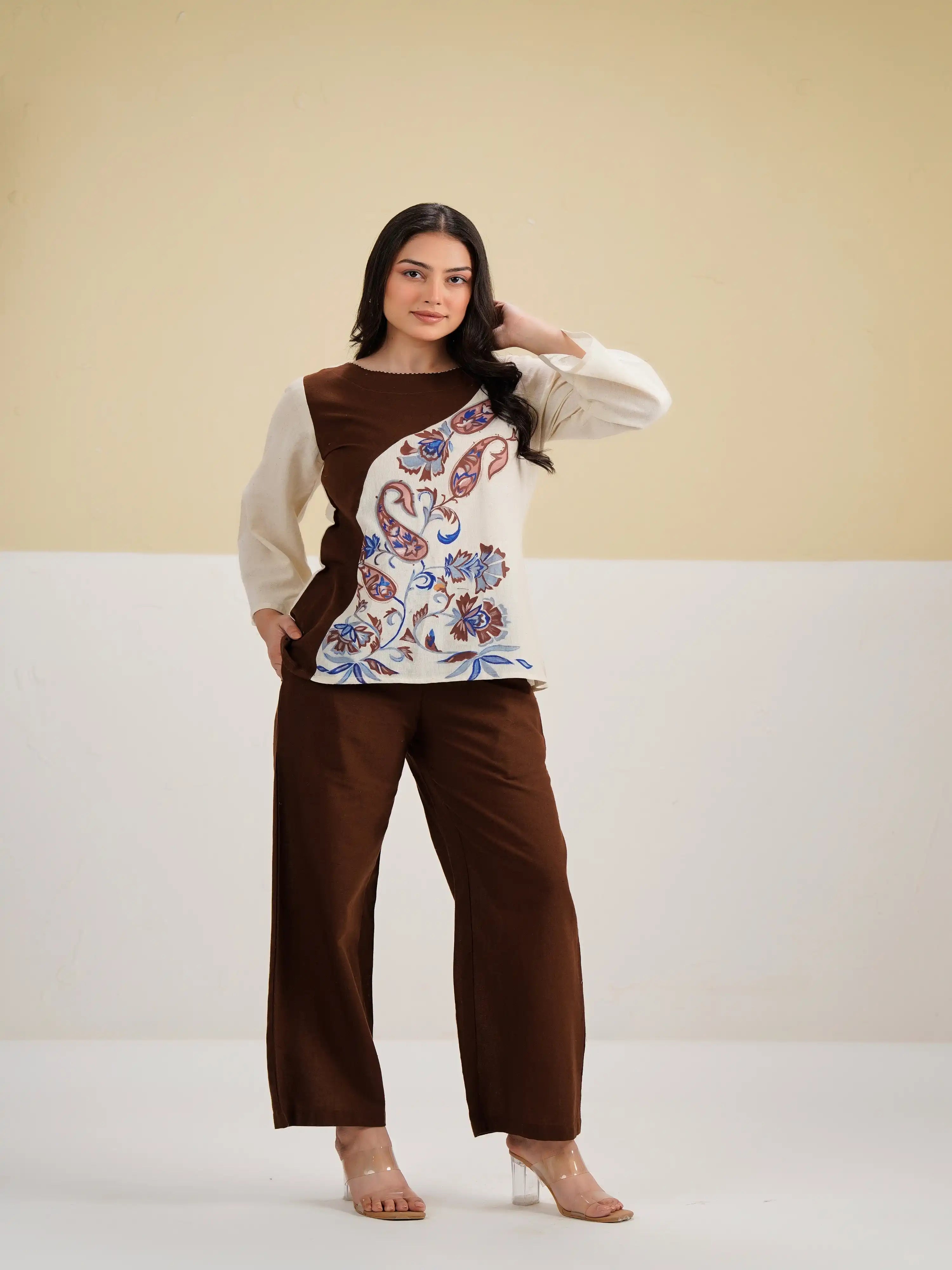 COFFEE PAISLEY CO-ORD SET