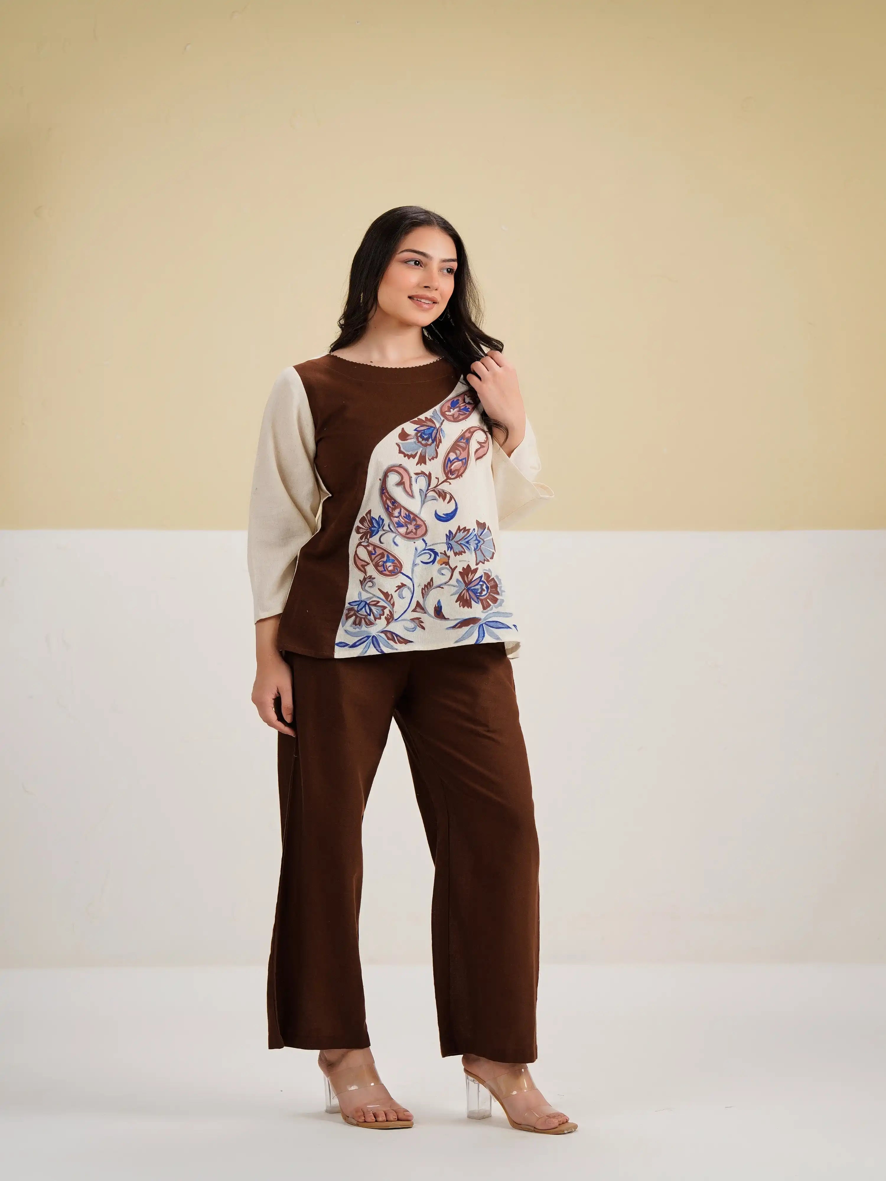 COFFEE PAISLEY CO-ORD SET
