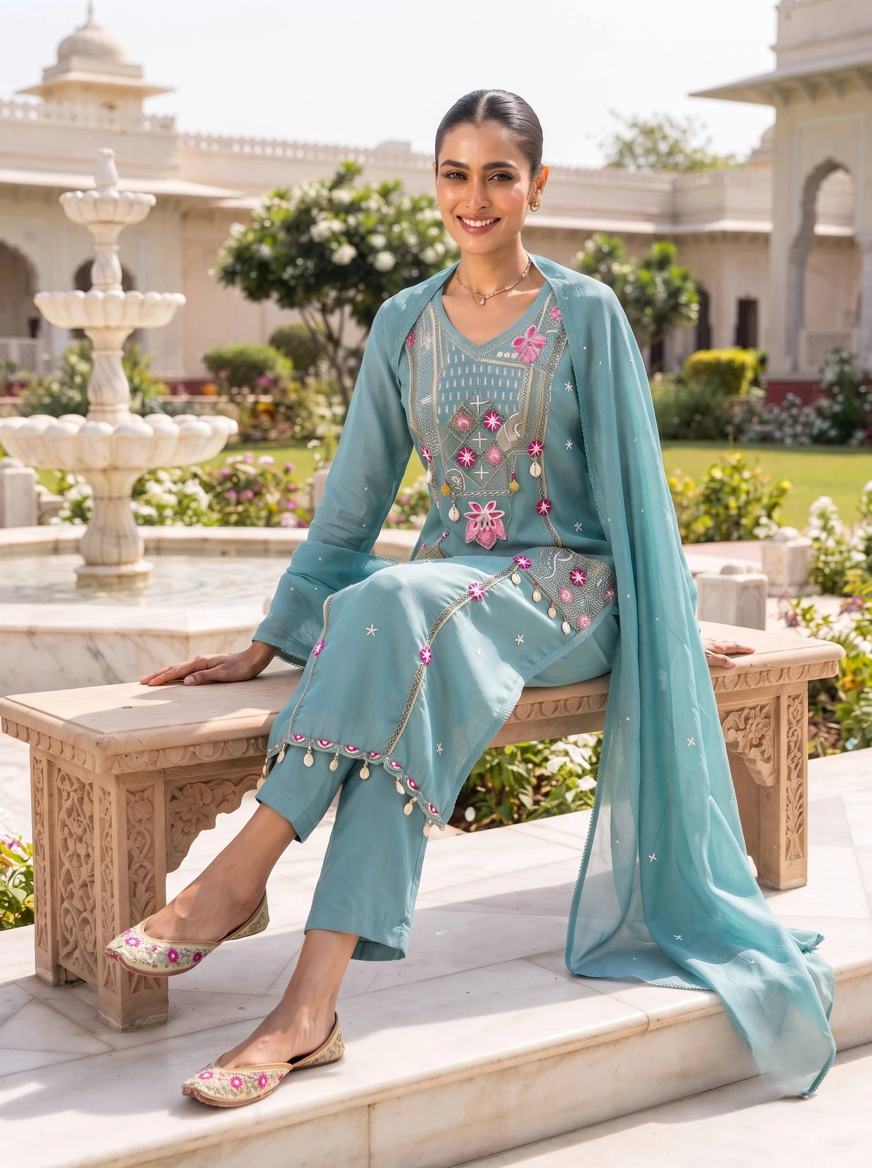 MAHIRA POCKET SUIT SET